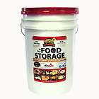 day Food Storage Bucket Emergency (281 Servings) Fire Starter & Water 