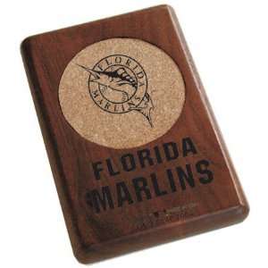 Florida Marlins Wood Coffee Mug Holder 