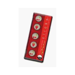 iPop WSD Cherries Clicks 5 Pack Magnet Set  Kitchen 