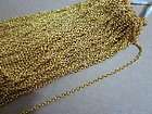 10 Meters Gold Tone plated Open Link Chains 2x3mm  