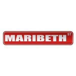   MARIBETH ST  STREET SIGN NAME