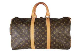 10568 LOUIS VUITTON MONOGRAM CANVAS KEEPALL 45 M41428  