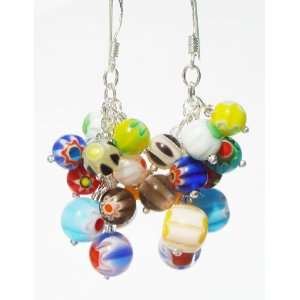 Marana Jewelry  Fiori Piccoli Collection  Colorful Flowers Glass Beads 