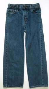 Levi Strauss Signature Loose Fit Jeans Adjustable Waistband Boys Sz 14 