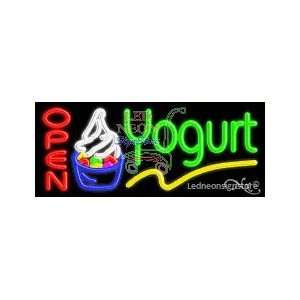  Yogurt Open Neon Sign
