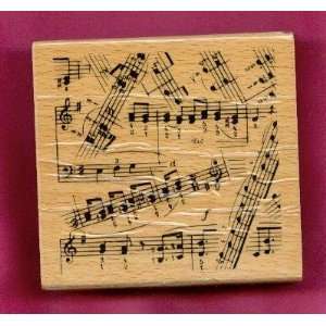  Music Collage Rubber Stamp Arts, Crafts & Sewing