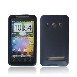   Popular Silicone Case Cover for HTC EVO 4G Black J45 qh Electronics