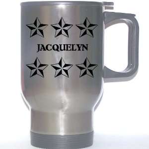  Personal Name Gift   JACQUELYN Stainless Steel Mug 