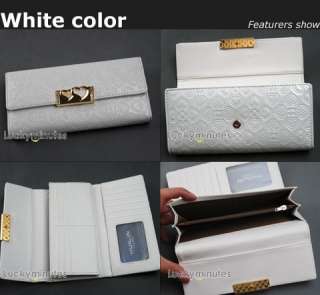 pcs in 3 Color Heart Jewel Long Wallet Purse Coin Bag  