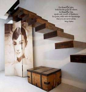 Audrey Hepburn Quote Livingroom Bed Vinyl Wall Decal  