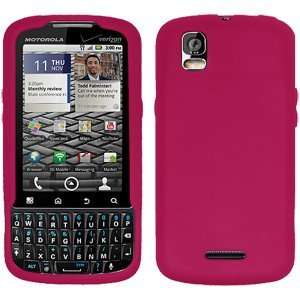 New Amzer Silicone Skin Jelly Case Hot Pink For Motorola 