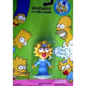 Maggie Simpson Bendable Action Figure   The Simpsons Toys 