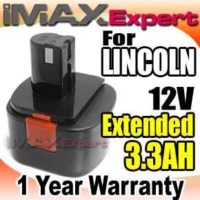 battery for lincoln powerluber 1200 1240 1242 1244 grease guns