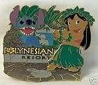 WDW Disney Polynesian Resort Lilo Stitch Hula Pin  