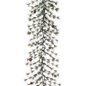  6lx14w Dancing Pine/Cone Garland Green Two Tone (Pack of 