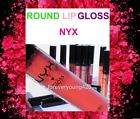 NYX Round Lip Gloss CHOOSE ANY 1 COLOR Angels  