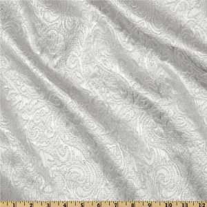  54 Wide Lurex Jacquard Silver Fabric By The Yard Arts 