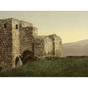 Vintage Travel Poster   The ruins Jezreel Holy Land (i.e. Israel) 24 X 