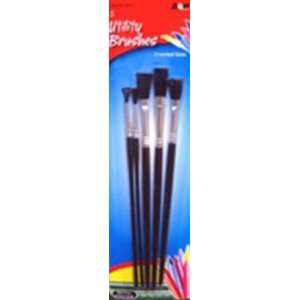  A & W Paint Brushes Hobby/Utility 5 count (3 Pack)