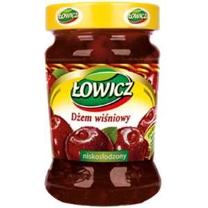 Lowicz Cherry Low sugar Jam 280 G /9.9 Oz  Grocery 