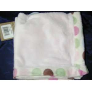  Snuggle Me Pink with Polka Dots 2 pack of Loveys, Security Blankets