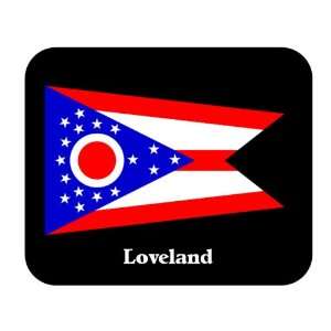  US State Flag   Loveland, Ohio (OH) Mouse Pad Everything 