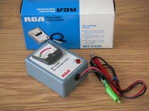 RCA WT 540A AC Current Leakage Tester NOS NIB  