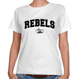  UNLV Running Rebels Apparel  UNLV Rebels Ladies White Logo 