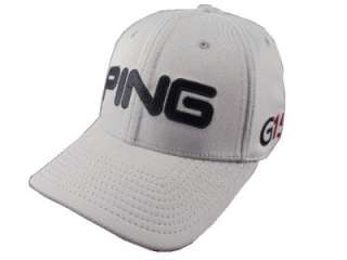 Karsten PING G15 Fitted Structured Golf Hat Cap Headwear Grey Gray 