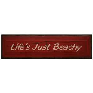  SaltBox Gifts SK519LJB Lifes Just Beachy Sign Patio, Lawn 