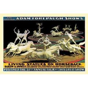  Exclusive By Buyenlarge Living Statues on Horseback The 