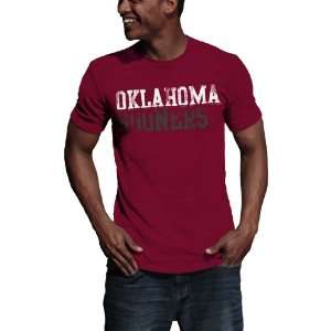  NCAA Oklahoma Sooners Literality Vintage Heather Tee Shirt 