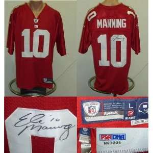  Eli Manning Autographed Uniform   PSA COA   Autographed 