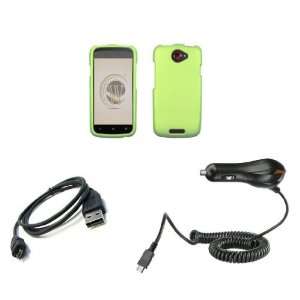  HTC One S (T Mobile) Premium Combo Pack   Neon Green Hard 