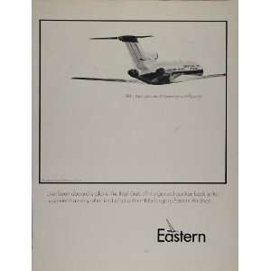 1964 Ad Eastern Air Lines Whisperjet Airplane 727 Jet   Original Print 