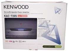 Kenwood KAC 7205 2 Channel 1000 Watt Amplifier Car Amp + 4 Gauge Amp 