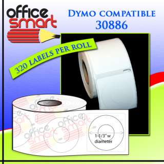   Dymo CD/DVD Core Label Compatible 30886   (320 labels per roll