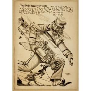 Poster Royal Lilliputians, the only novelty in sight nothing but fun 