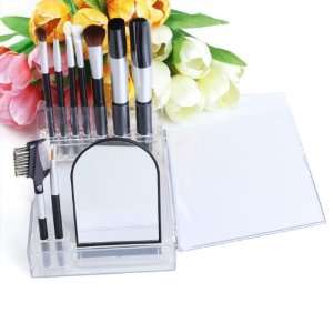  9 PCS Face Makeup Brush Cosmetic Powder Tool Set Box 