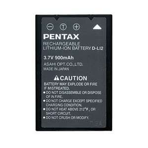  Pentax D LI2 Rechargeable Lithium ion Battery Pack for 