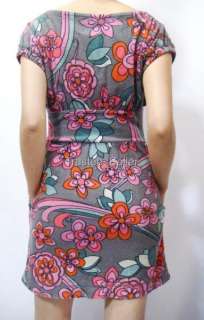 NWT JUICY COUTURE Flowers Printed Cute Terry Dress 0 P  