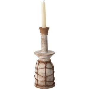 Lazy Susan Aged Rope Candleholder