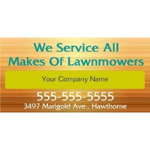   3x6 Vinyl Banner   We Service All Makes Of Lawnmowers 
