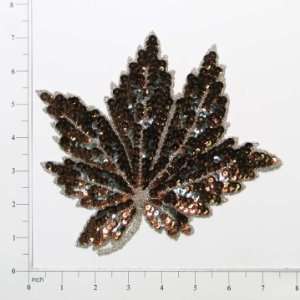  Maple Leaf Sequin Applique 