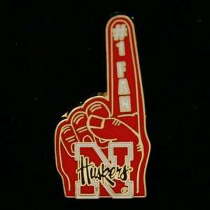  NCAA Nebraska Cornhuskers #1 Fan Pin