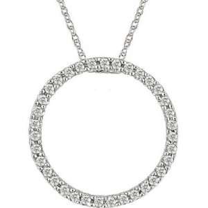  Paris Jewelry 1/8 Carat Diamond 10K Gold Circle of Life 