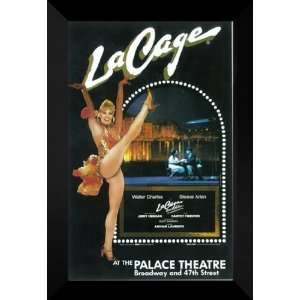  La Cage Aux Folles 27x40 FRAMED Broadway Poster   1983 