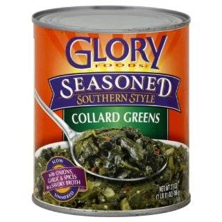 Glory Foods Seasoned Collard Greens, 27 Ounce (Pack of 6)