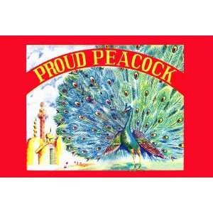    Exclusive By Buyenlarge Proud Peacock 20x30 poster