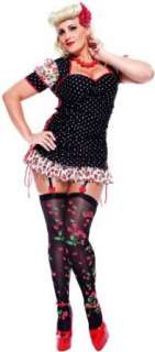   Paper Magic Womens French Kiss Pin up Girl Plus Size Costume Clothing